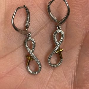 Infinity earring from Kays Jewelers